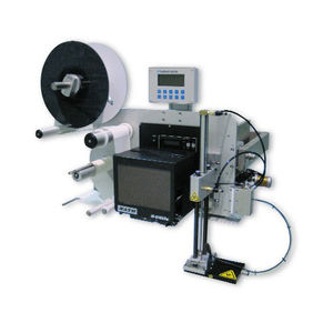 monochrome Druck- und Etikettiermaschine / für Etiketten / RFID-Etiketten / automatisch