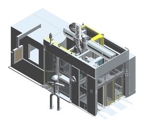 Roboterzelle für Materialumschlag / für Werkzeugmaschinen