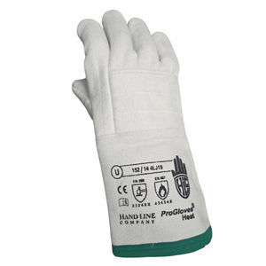Handschuhe für Materialumschlag