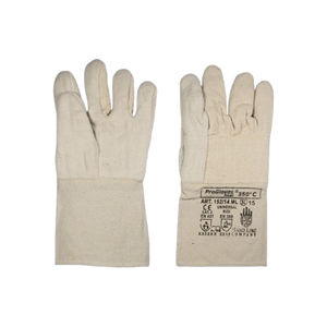Handschuh für Materialumschlag