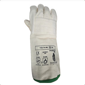 Handschuh für Materialumschlag