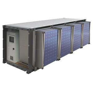 Solarkraftwerk / im Container