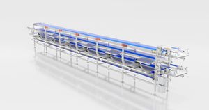 Umverpackungsmaschine für die Getränkeindustrie