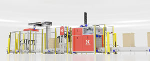 Verpackungsanlage für die Lebensmittel- und Getränkeindustrie