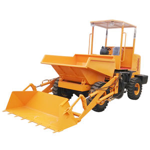 Minidumper mit Gummireifen
