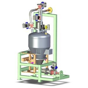 Pneumatische Förderanlage / in verdichteter Phase 1