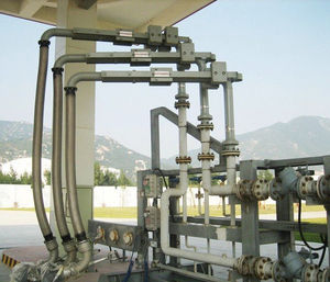 Skid zum Messen und Laden