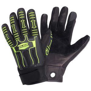 Handschuhe für Materialumschlag