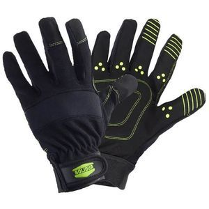 Handschuhe für Materialumschlag