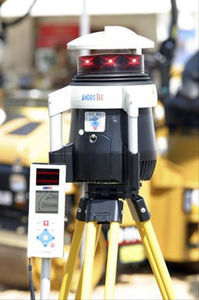 Totalstation mit Reflektor