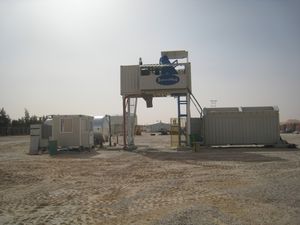 mobile Betonmischanlage