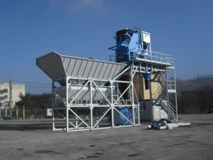 mobile Betonmischanlage