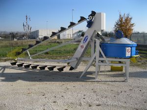 festinstallierte Betonmischanlage