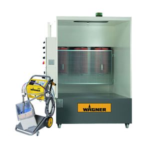 offene Pulverbeschichtungskabine 1