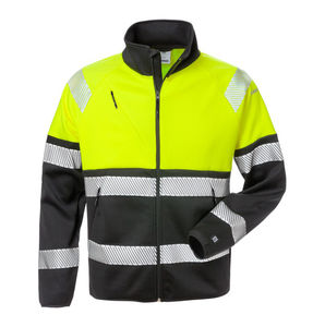 Arbeitsjacke / Warnschutz / Polyester / mit Reißverschluss