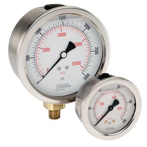 Manometer mit Zifferblatt-Anzeige 1