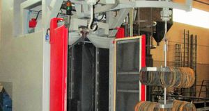 Strahlanlage mit Haken