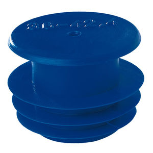 Lamellenstopfen / rund / Gewinde / Polyethylen mit niedriger Dichte LDPE