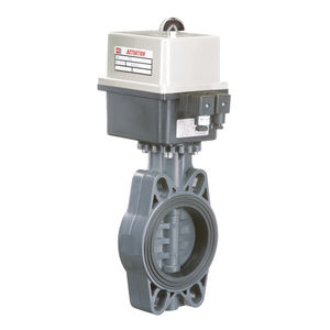 Absperrklappe / elektrisch betrieben / Stell / zum Absperren
