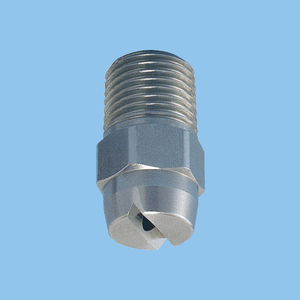Zerstäubungsdüse / für Flüssigkeiten / Flachstrahl / Edelstahl
