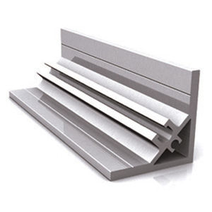 Winkelschiene mit identischen Aluminiumflügeln