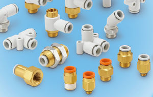 Schraubanschluss / gerade / hydraulisch / mir O-Ring-Dichtung auf der Vorderseite