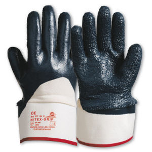 Handschuh für Materialumschlag
