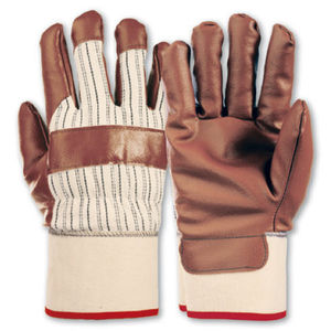 Handschuh für Materialumschlag