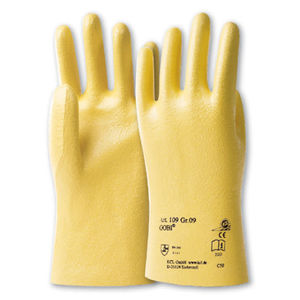 Handschuh für Materialumschlag
