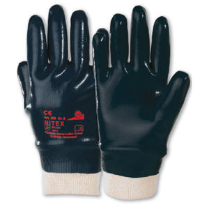 Handschuh für Materialumschlag