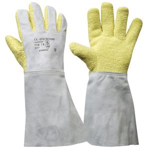 Handschuh für Materialumschlag