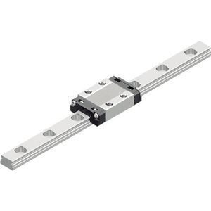 Linearführungseinheit mit zweireihiger Kugelrückführung 1