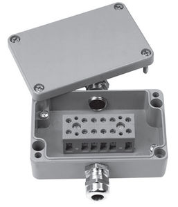 wandmontierte Abzweigdose / IP66 / Aluminium / mit Kabelverschraubung