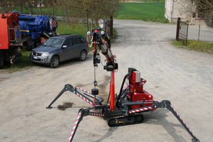 Kran auf Raupen
