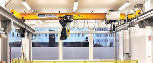 elektrischer Kettenzug / kompakt / mit Bauhöhe / Wagen