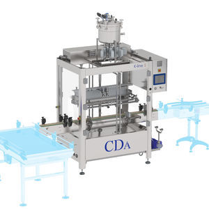 automatische Abfüll- und Etikettiermaschine 1