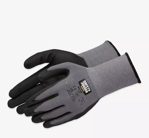 Handschuhe für Materialumschlag