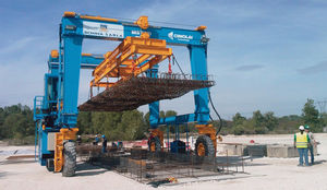 Portalhubwagen für das Baugewerbe