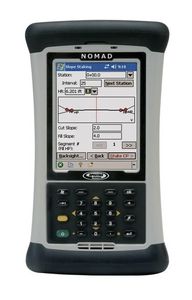 Handheld-Computer / für die Erfassung von topographischen Daten