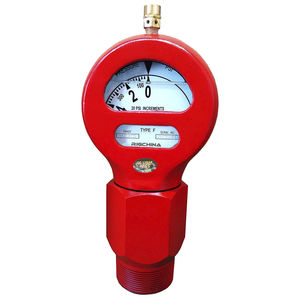 Manometer für Schlammpumpe / mit Zifferblatt-Anzeige / Membran / robust