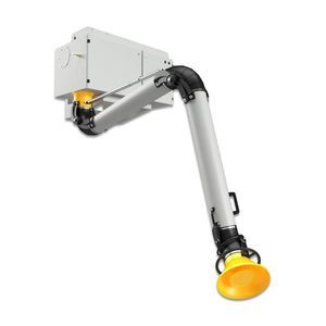 festinstallierte Rauchabsauganlage 1