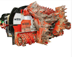 Continuous Miner mit Deckenschlagschrauber