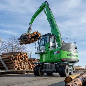 mobiler Holzladekran