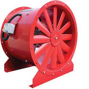 Ventilator für Rauchabzug / axial / verstellbaren Schaufeln / für große Volumen