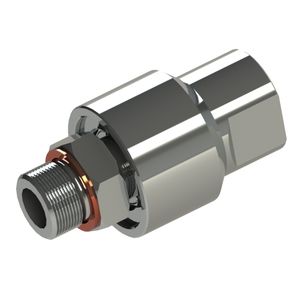 Drehanschluss / Schraub / gerade / hydraulisch