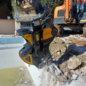 Hydraulische Abbruchzange / für Beton 1
