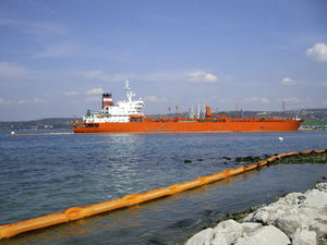 aufblasbare Ölsperre