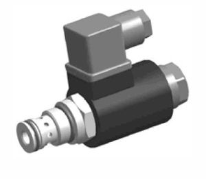 2-Wege-Magnetventil / NC / hydraulisch / für Öl