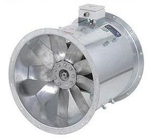 Axialventilator / Luftumwälz / mittlerer Druck / verzinkter Stahl