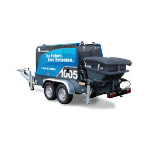 anhängermontierte Betonpumpe
